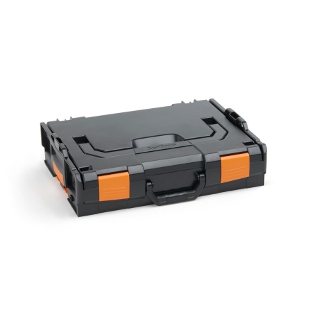 BOSCH SORTIMO Systembox L-BOXX 102 Black Line Verschlüsse orange