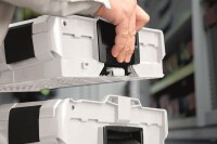 Bosch Sortimo Boxxen System L-Boxx 136 anthrazit mit 6-Fach Mulden Einsatz