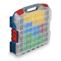 BOSCH SORTIMO Systembox W-BOXX 102 professional blau Deckel transparent & Insetboxen-Set